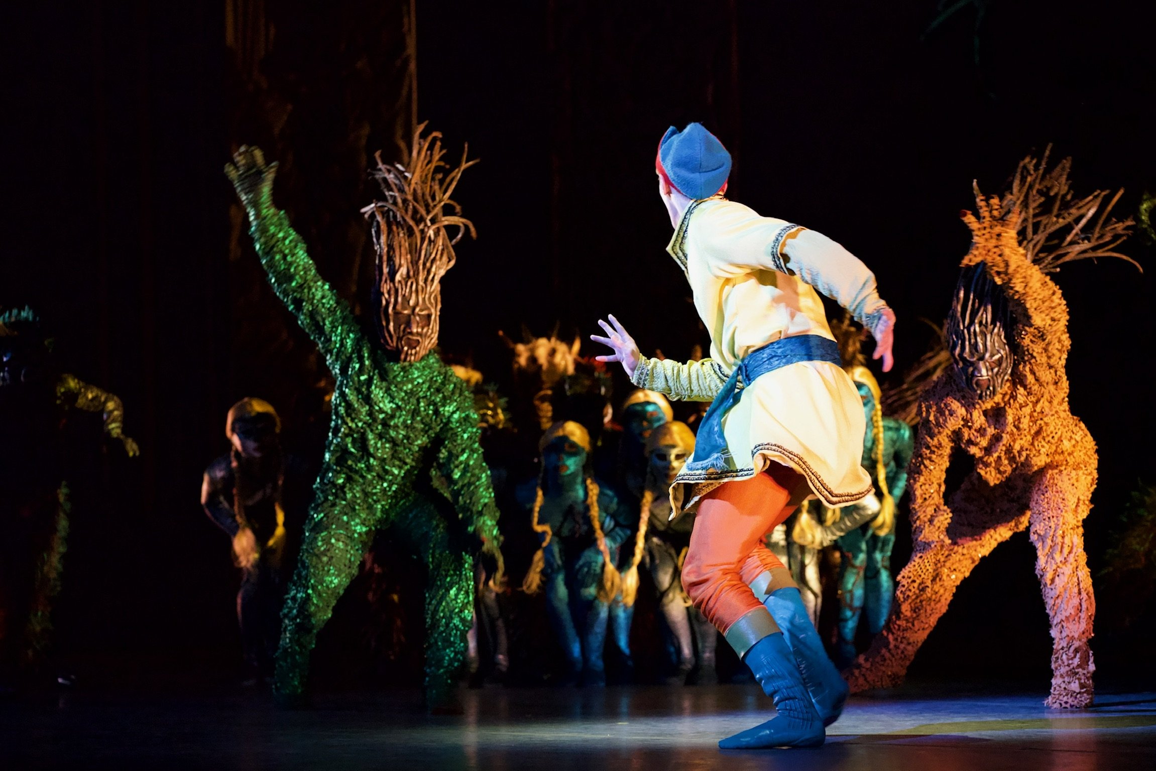 Firebird, Choreography: George Balanchine, Music: Igor Stravinsky, Reimagined by Lourdes Lopez, Costume & Set Design: Anya Klepikov, Photography: George Skouras