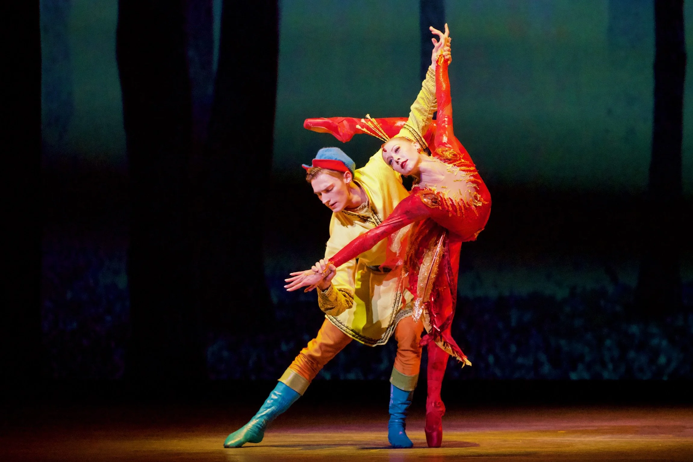 Firebird, Choreography: George Balanchine, Music: Igor Stravinsky, Reimagined by Lourdes Lopez, Costume & Set Design: Anya Klepikov, Photography: George Skouras