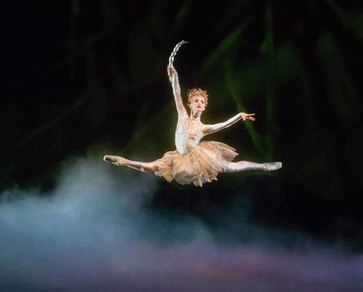 A Midsummer Night's Dream, Choreography: George Balanchine, Music: Felix Mendelssohn, Reimagined by Lourdes Lopez, Costume & Set Design: Michele Oka Doner, Projection: Wendall K. Harrington, Dramaturgy: Tarell Alvin McCraney, Photography: Daniel Azou