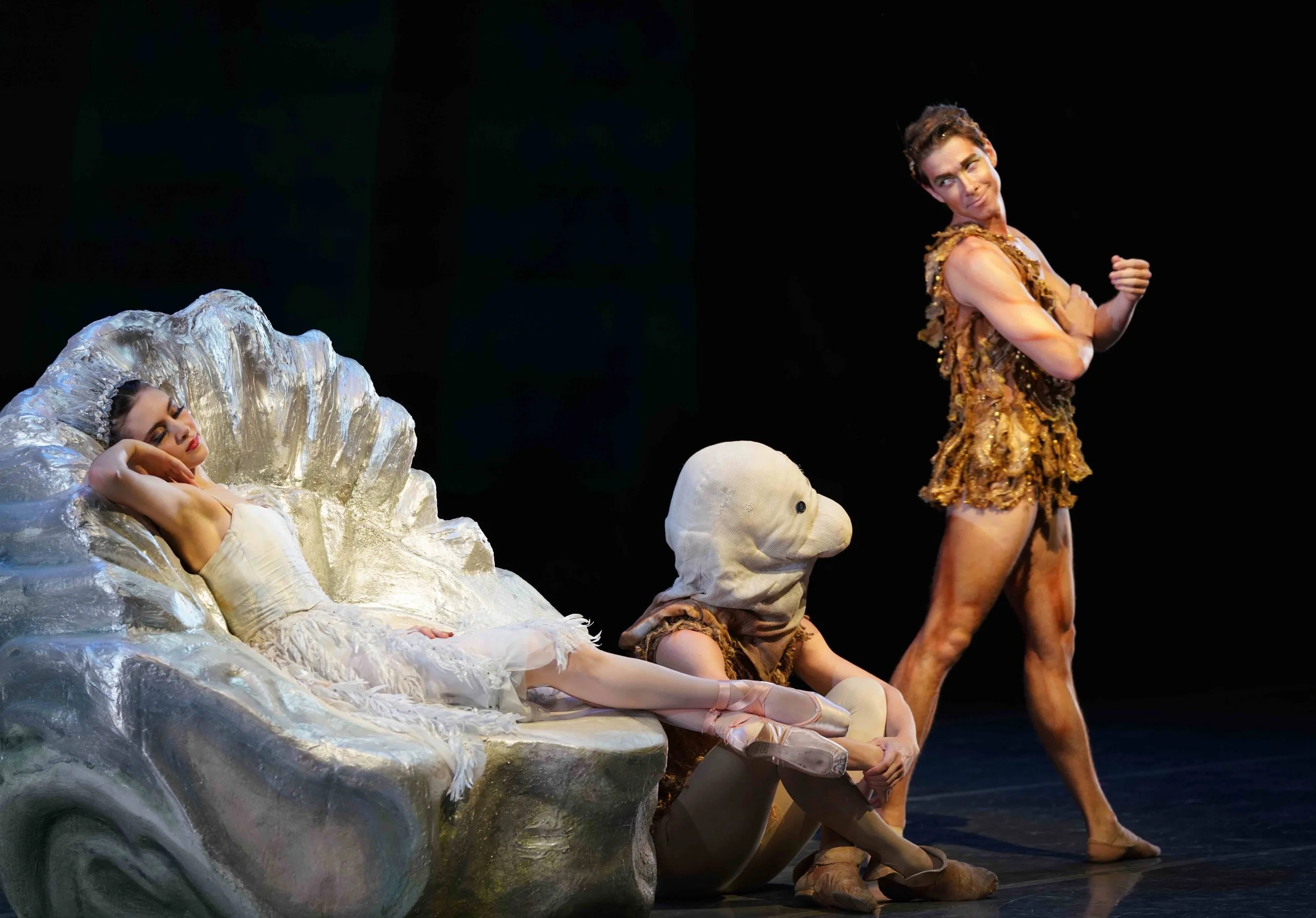 A Midsummer Night's Dream, Choreography: George Balanchine, Music: Felix Mendelssohn, Reimagined by Lourdes Lopez, Costume & Set Design: Michele Oka Doner, Projection: Wendall K. Harrington, Dramaturgy: Tarell Alvin McCraney, Photography: George Skou