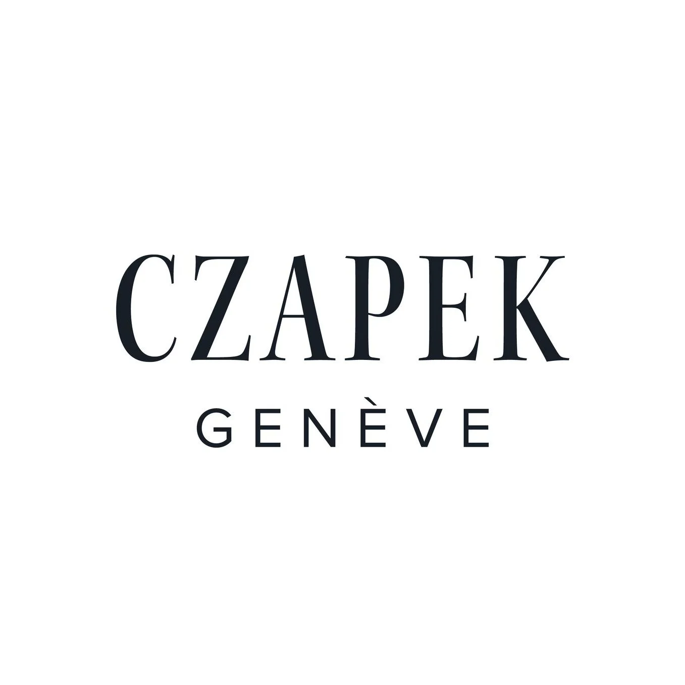 Logo with the text "CZAPEK" in large font and "GENEVE" below it on a white background.