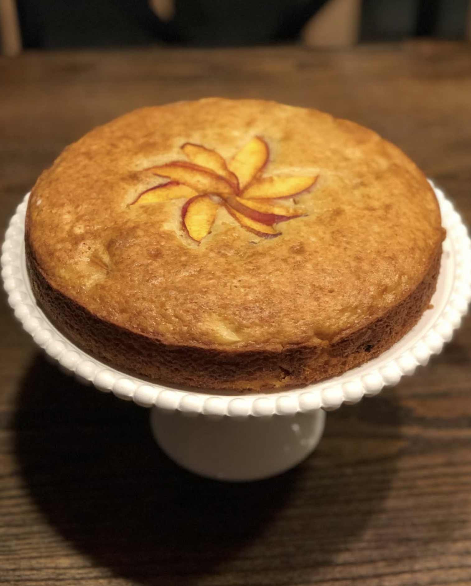 Forest hills bakery peach cake