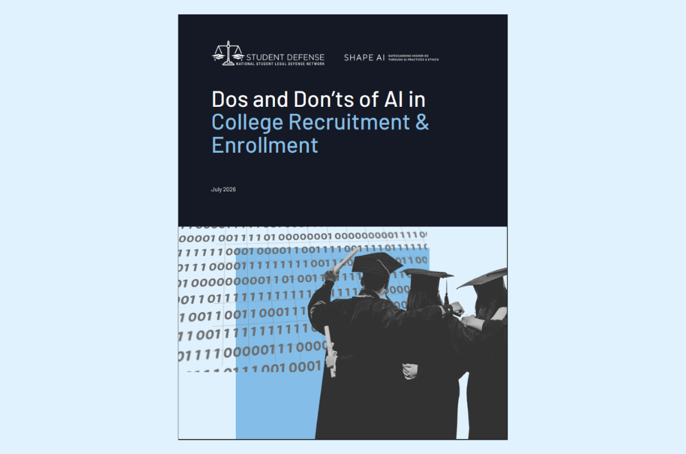 SHAPE AI Initiative Releases Guidance on AI Use In College Recruitment and Enrollment