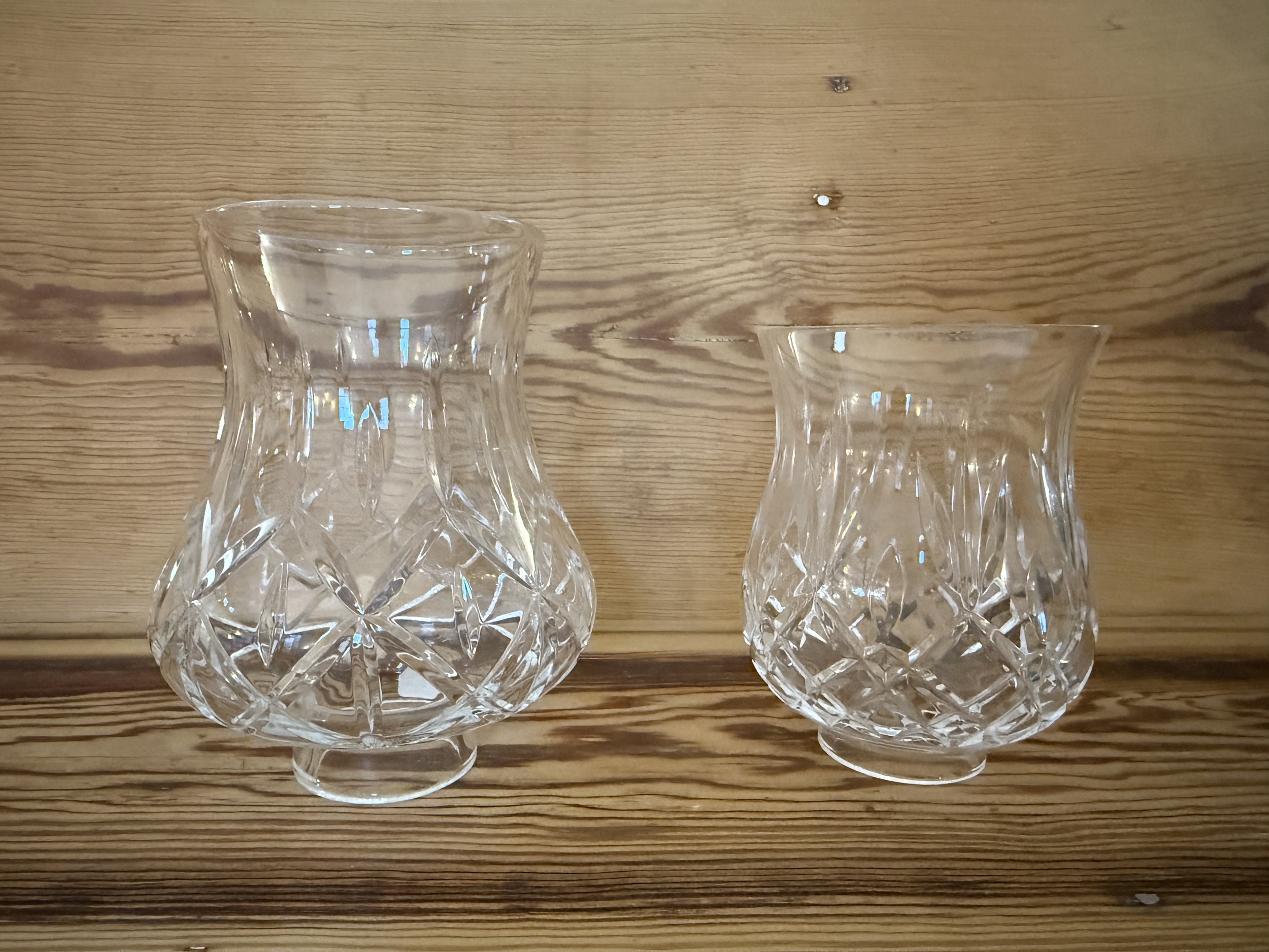 Front and back globes for sanctuary
