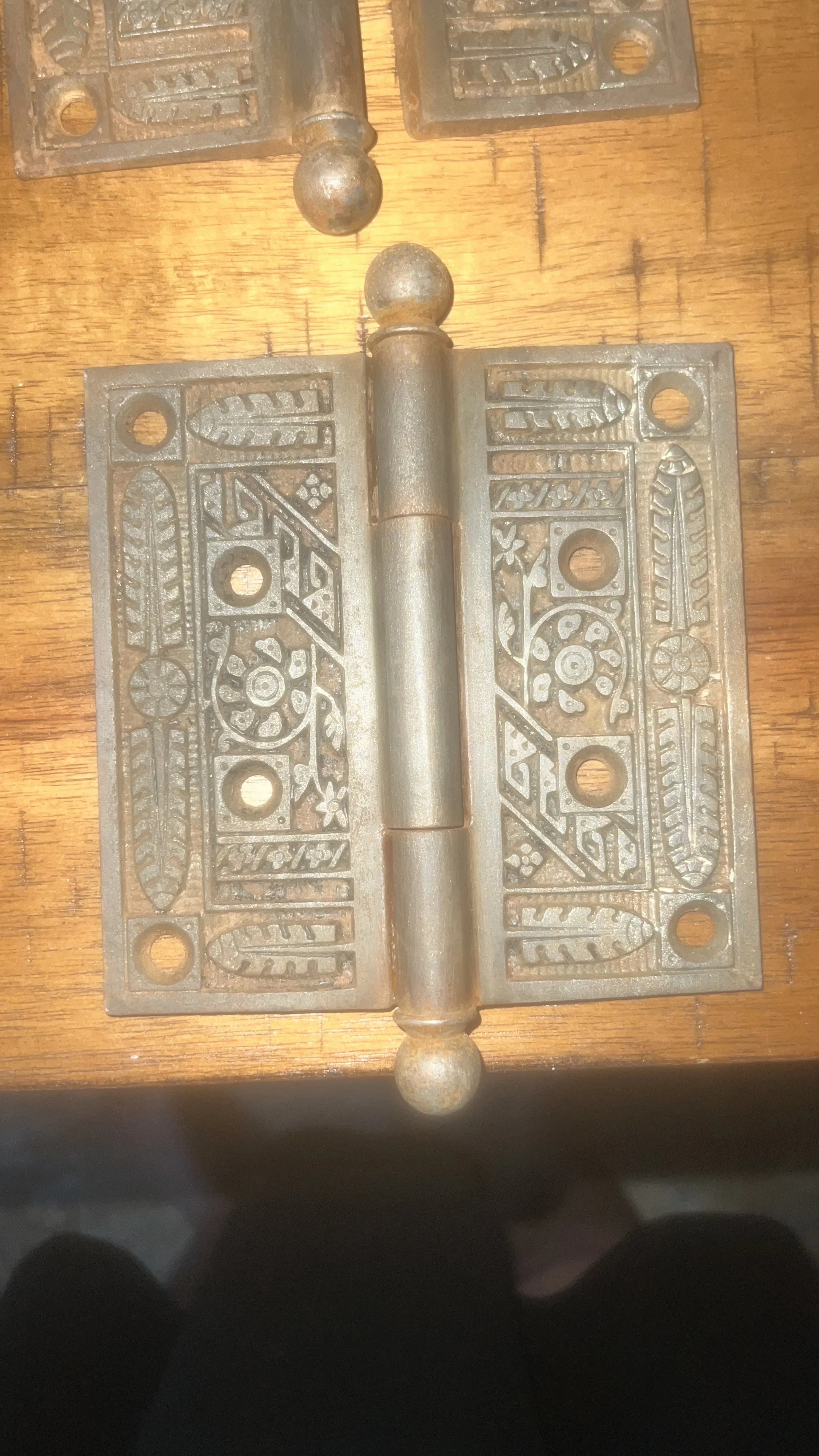 Eastlake hinges for sanctuary entry doors
