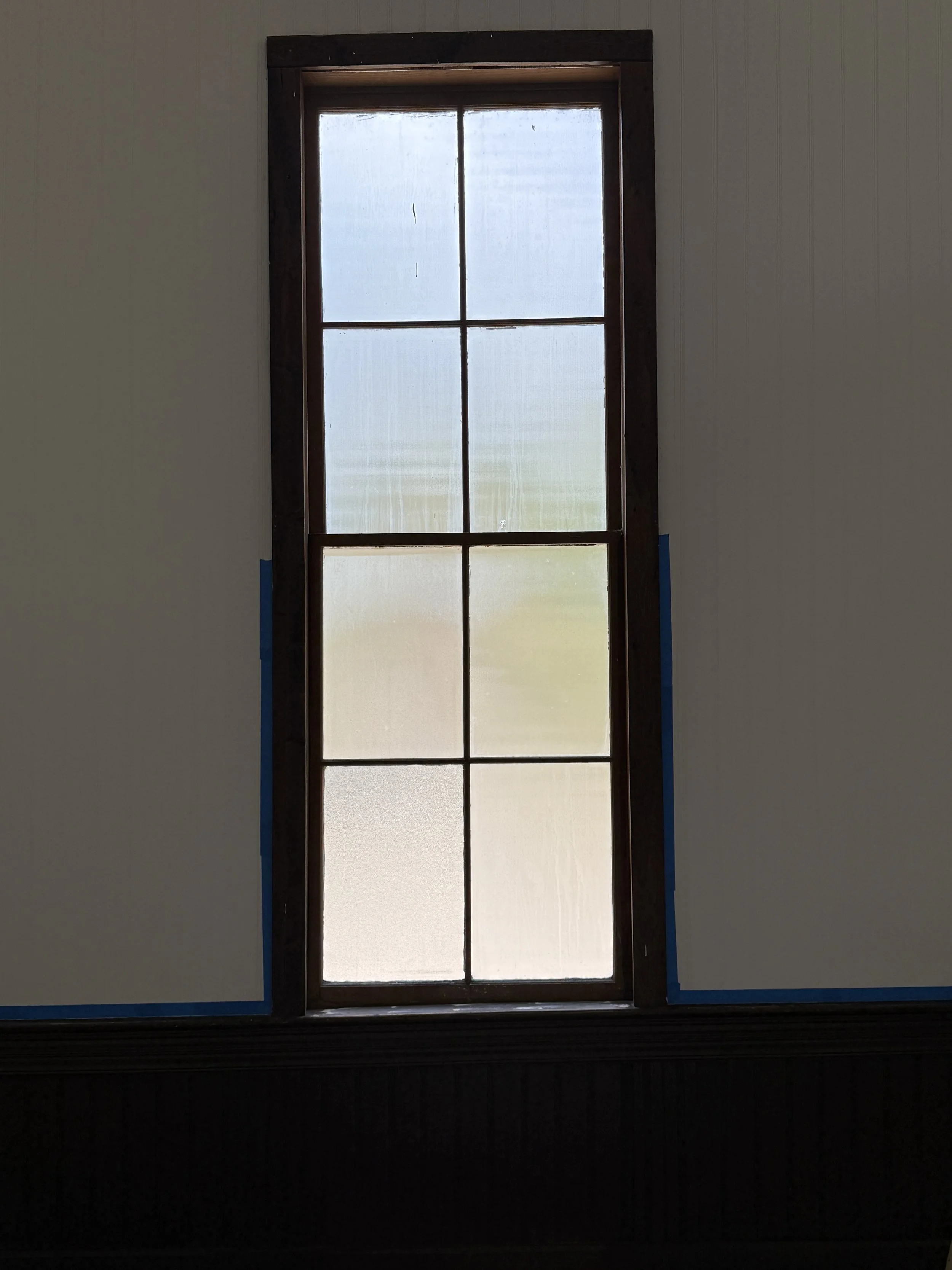 Sanctuary windows before renovation