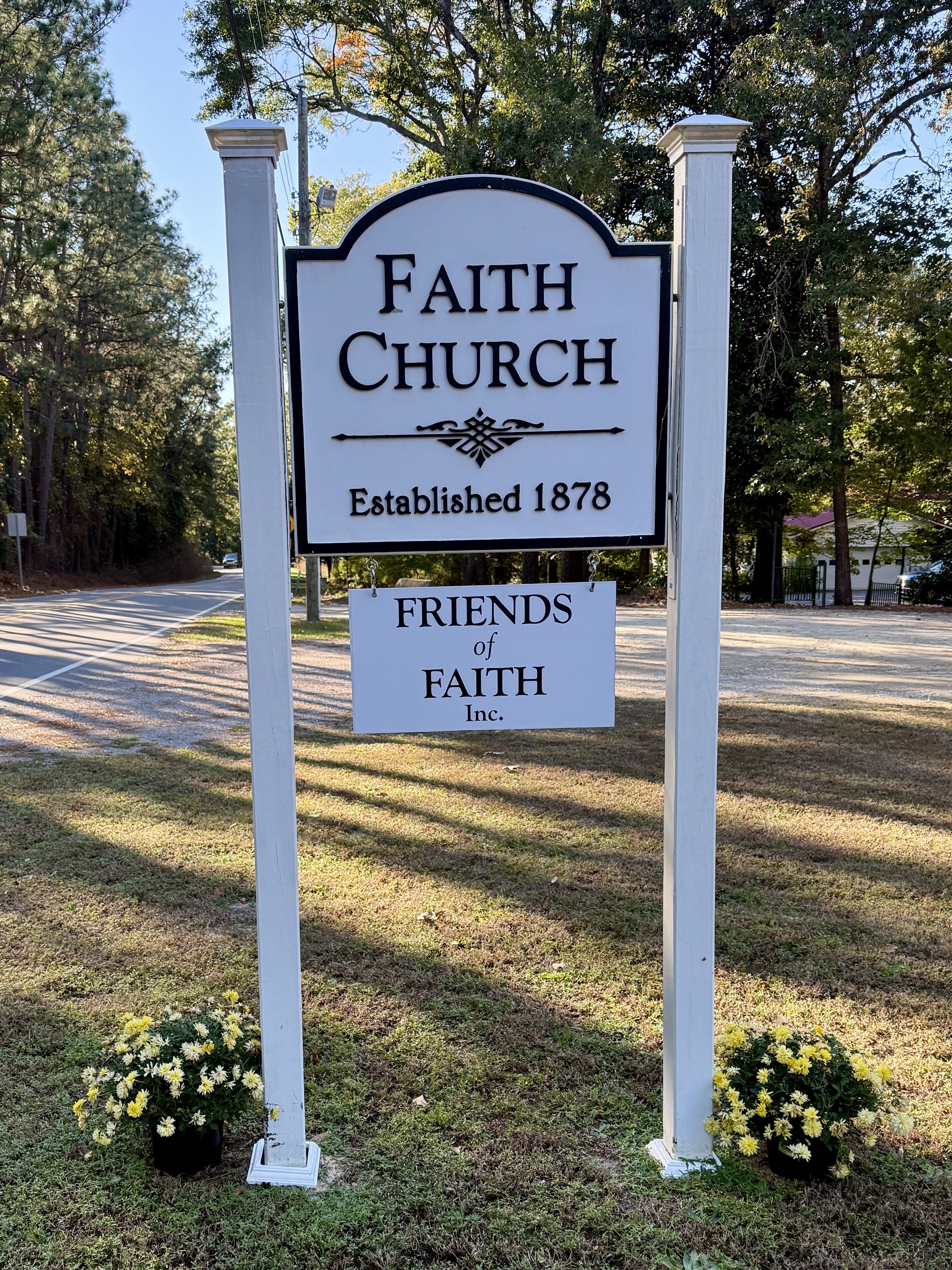 Friends of Faith, Inc sign added