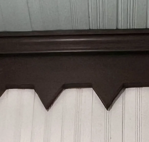 Crown Moulding added to narthex