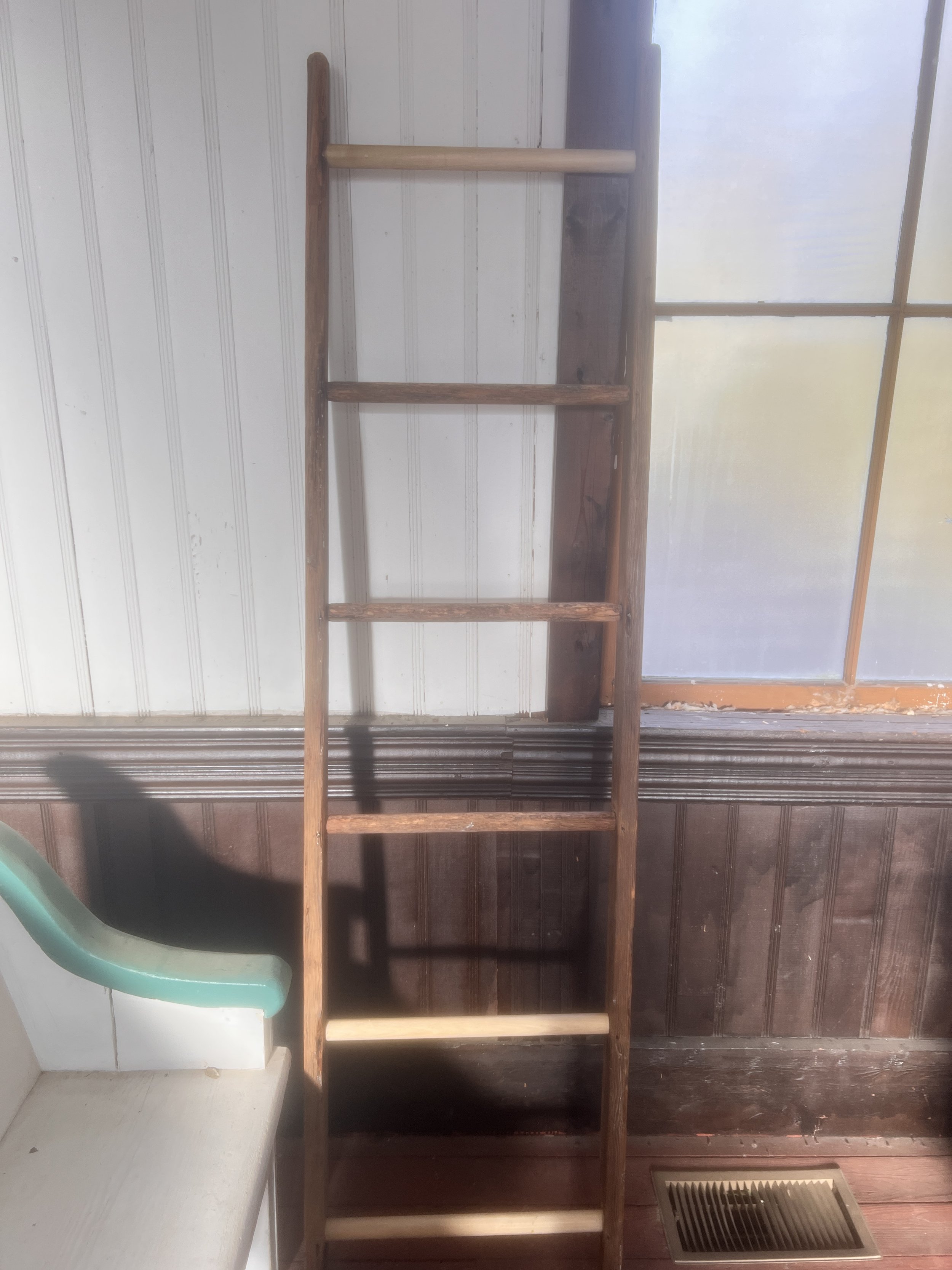 Ladder to attic fixed and restored