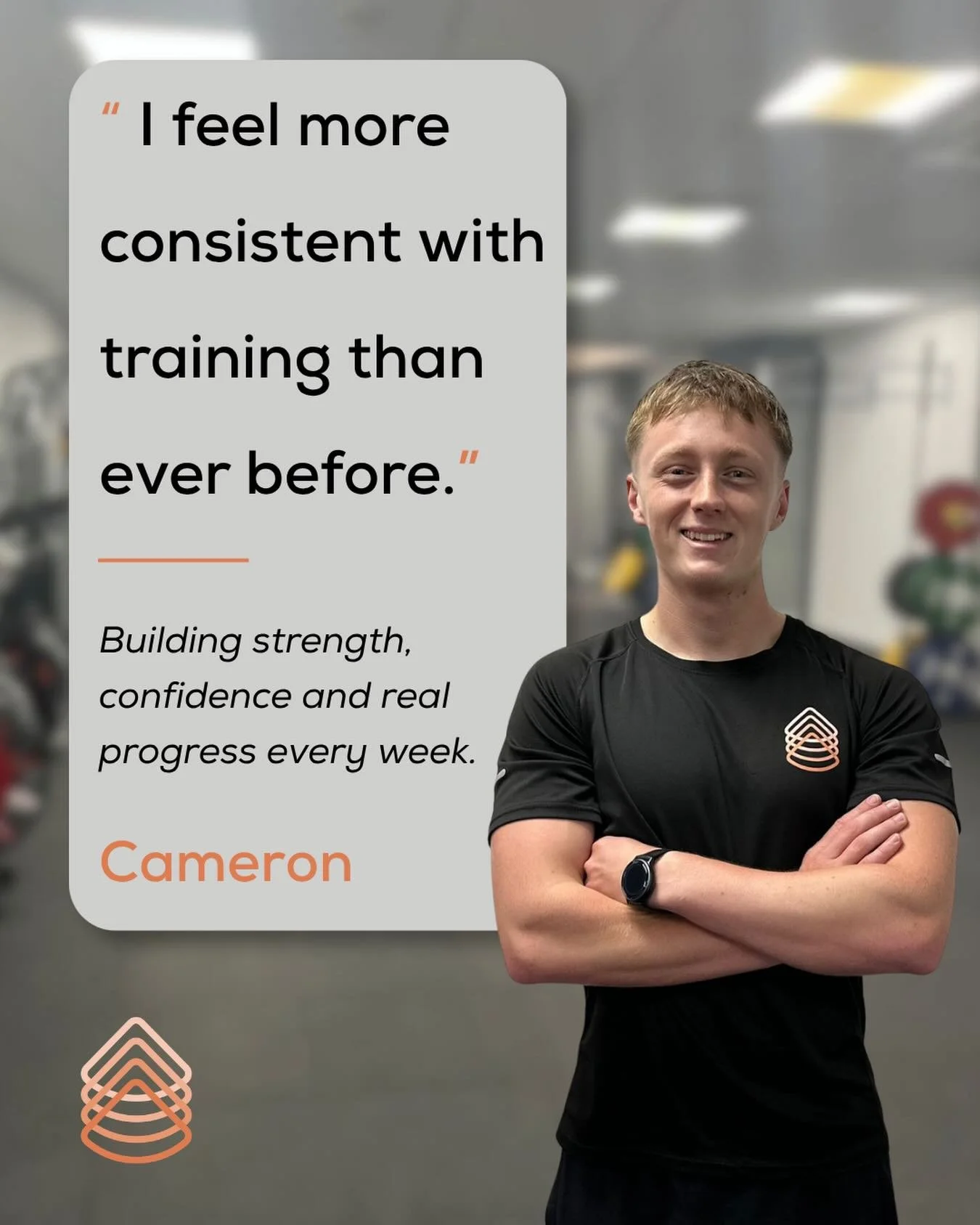&ldquo;Since starting training at Levels, I&rsquo;ve noticed a huge improvement in my fitness, my strength and my confidence.

The workouts are challenging but really motivating, and I can see real progress with my strength and weight loss goals.

I 