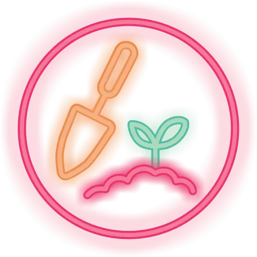 Logo for planting and gardening