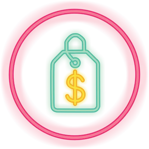 animation image of a price tag