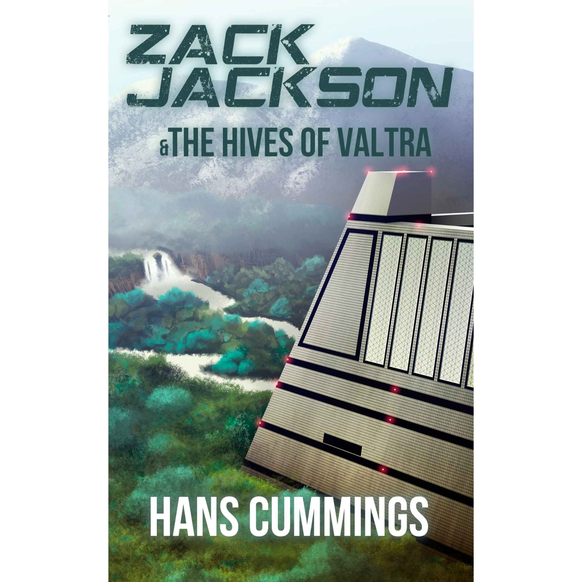 Cover art showing an arcology in the jungle