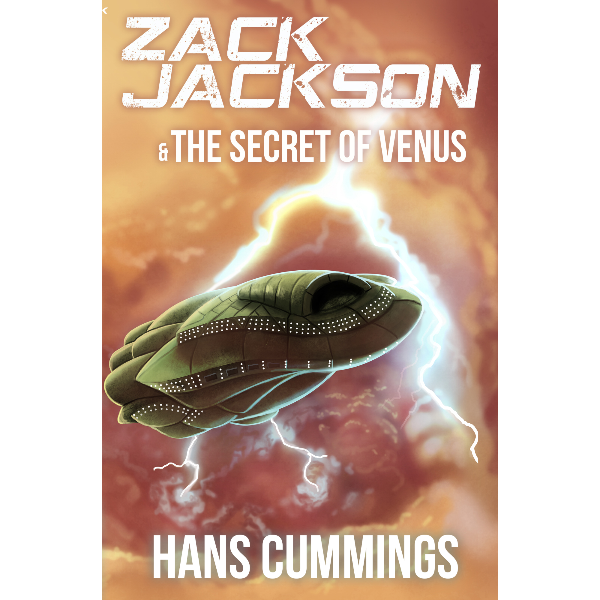Cover art showing a spaceship in the clouds of Venus