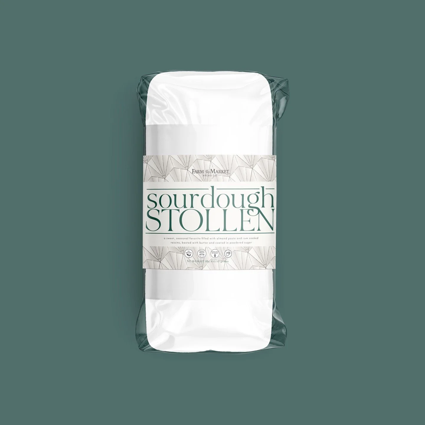 The Stollen packaging in it's final mocked up stage before production. #packagingdesign #breadpackaging