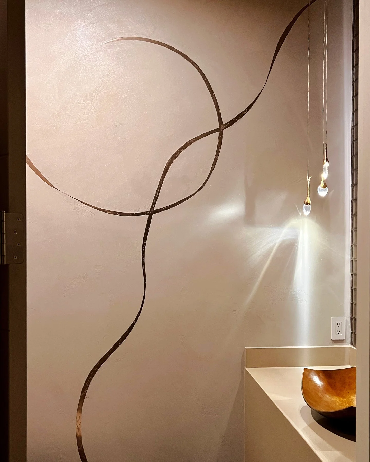 Arizona-based Tracy Browner of Venezia Design &amp; Finish brings a thoughtful, artistic approach to every surface she touches &mdash; and this powder room project is a perfect example.

Created for a client with a zen, sound-healing lifestyle, the f