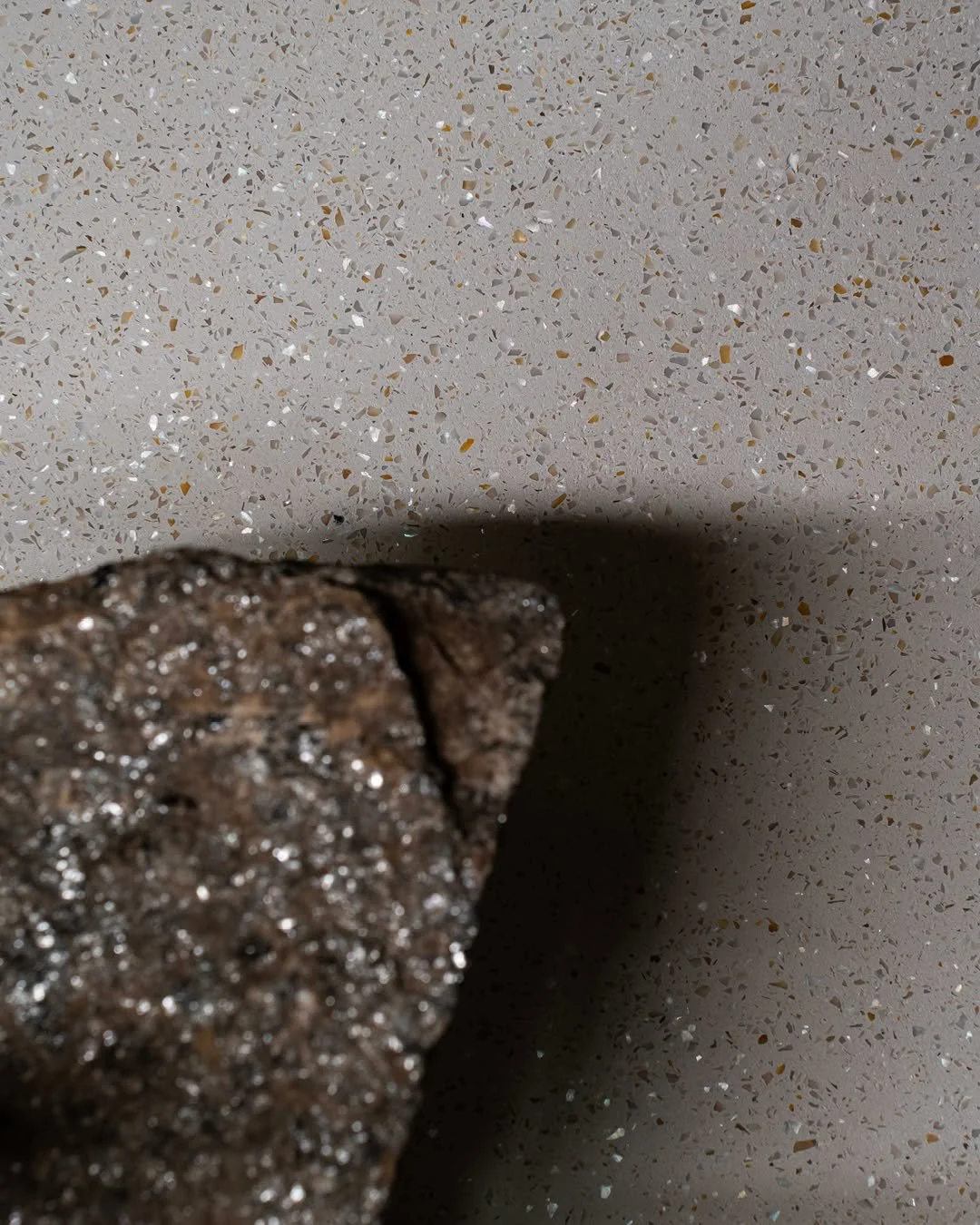 Light changes how a surface is experienced.

Materia Viva Conchiglia brings a quiet luminosity to interiors through a blend of crushed shells and the Materia Viva base. The result is a smooth, pearl-like finish that catches light gently, creating sof