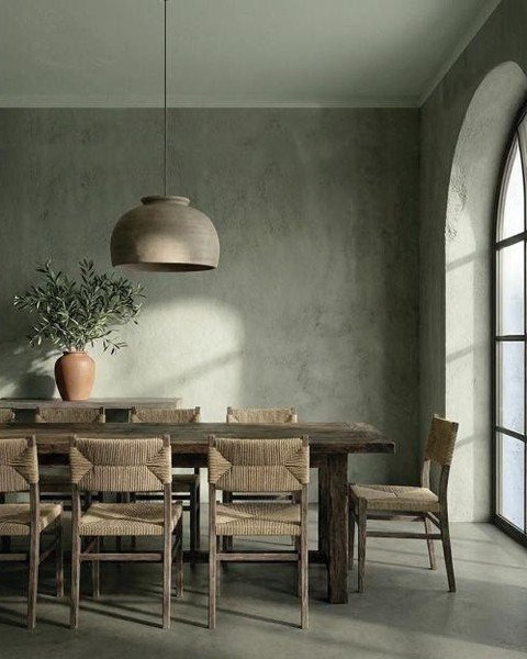 The ceiling is not an afterthought.

Color capping invites it into the conversation, turning the fifth surface into an intentional design element. By stopping color at a defined height and shifting tone above, the proportions of a space subtly change