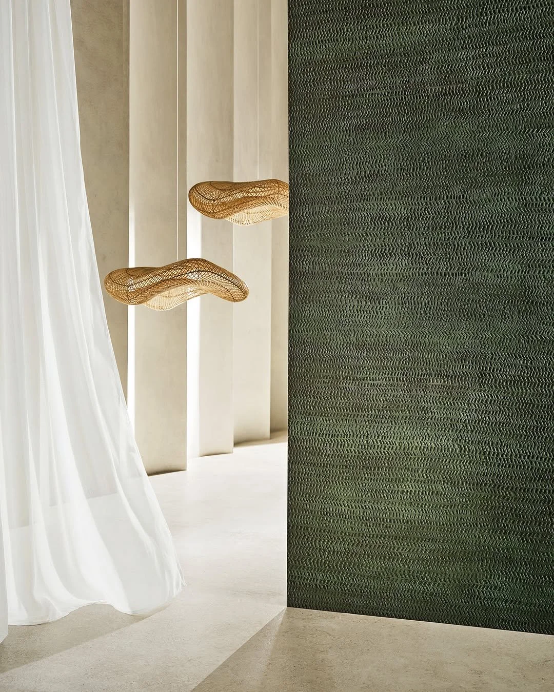 From a distance, this reads as texture. Up close, it&rsquo;s a lot more intentional than that.

Weave, part of The Light Between finish collection from @novacoloritalia, takes a more organic approach, where the movement is built into the surface rath