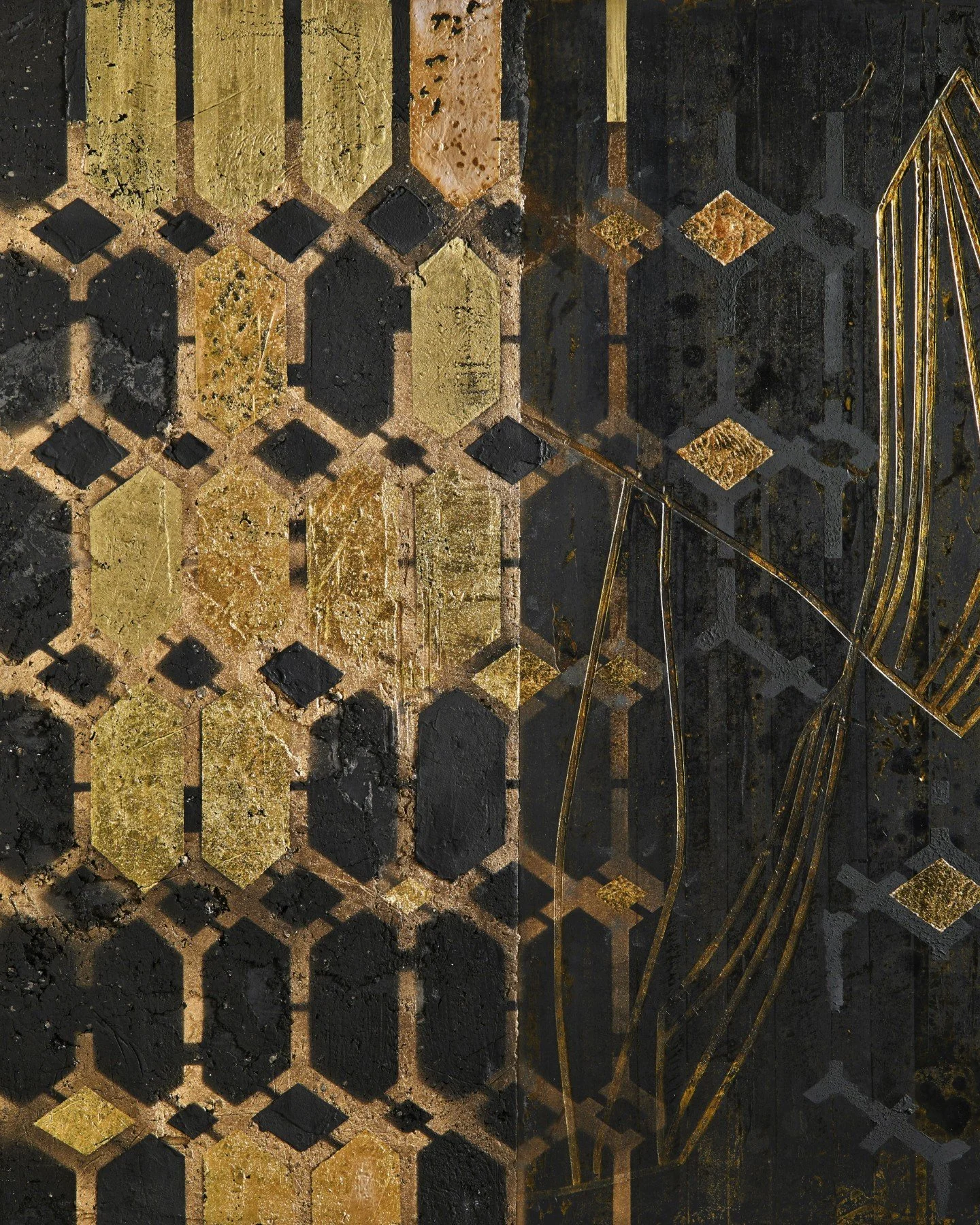 More is more, and Antonio Manna built a whole stencil collection around that idea.

The Maximalism Collection has four designs, Sense, Chaos, Extravagance and Eclectic, each one made for layering with Novacolor finishes to create something bold, comp