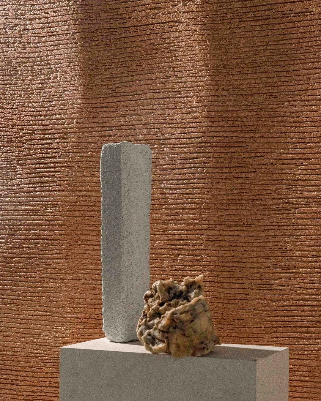 Earth you can touch.

Novacolor&rsquo;s Earth Sanctuary concept pairs two concrete-effect plasters, Archi+ Big and Archi+ Concrete, with Materia Viva Cocciopesto, a mineral coating made with crushed terracotta that carries a long history in Mediterra