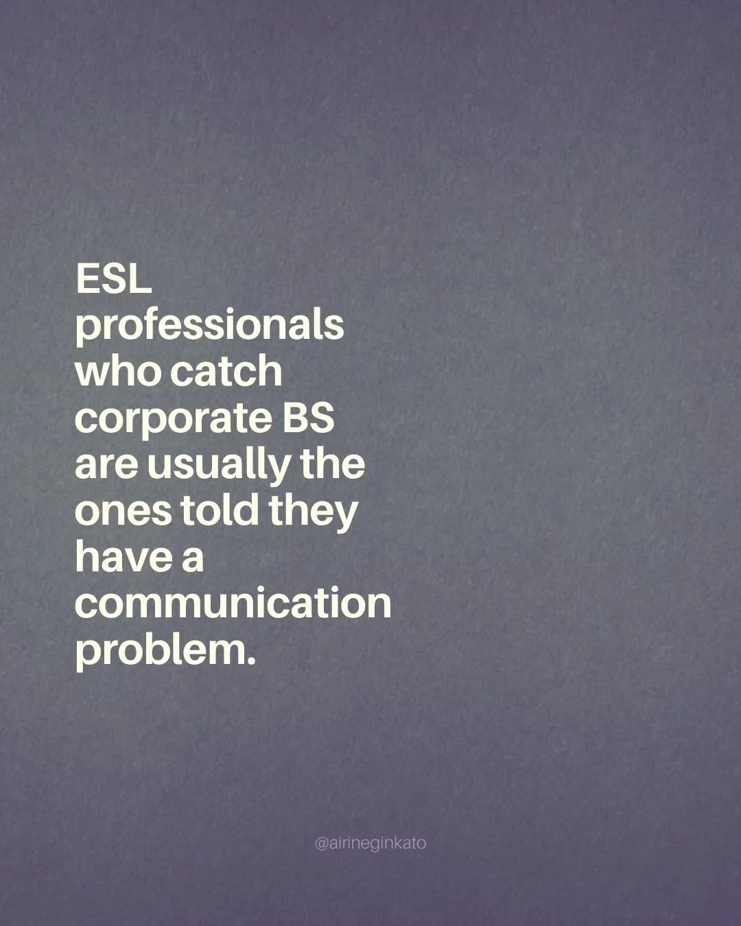 The system doesn't have a reliable way to tell apart "didn't follow the sentence" from
"followed it and found nothing there." The cost of this falls heaviest on the professionals already navigating a room in a second language &mda