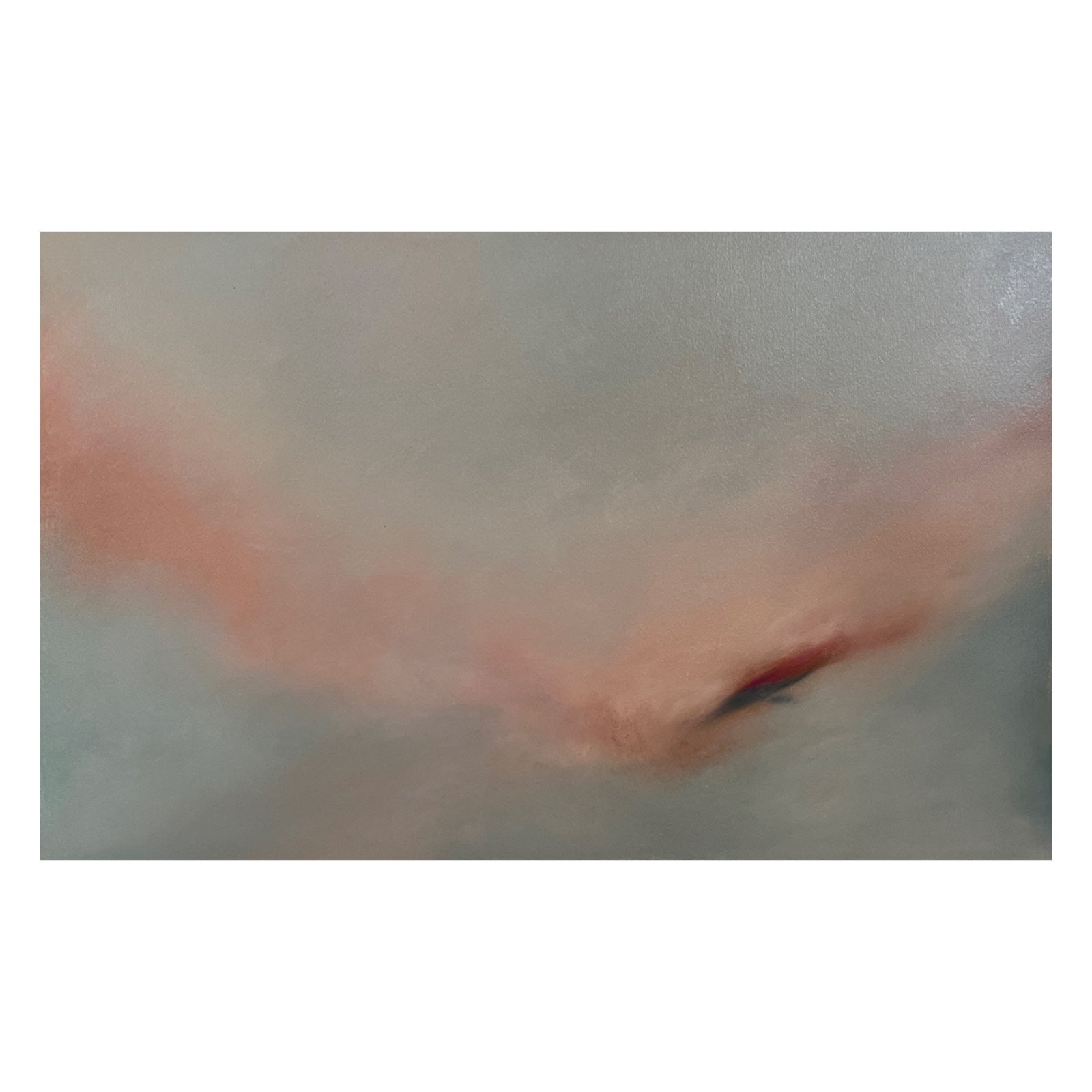 Inner Sky I, 2024, Oil on paper - 34cm x 54cm