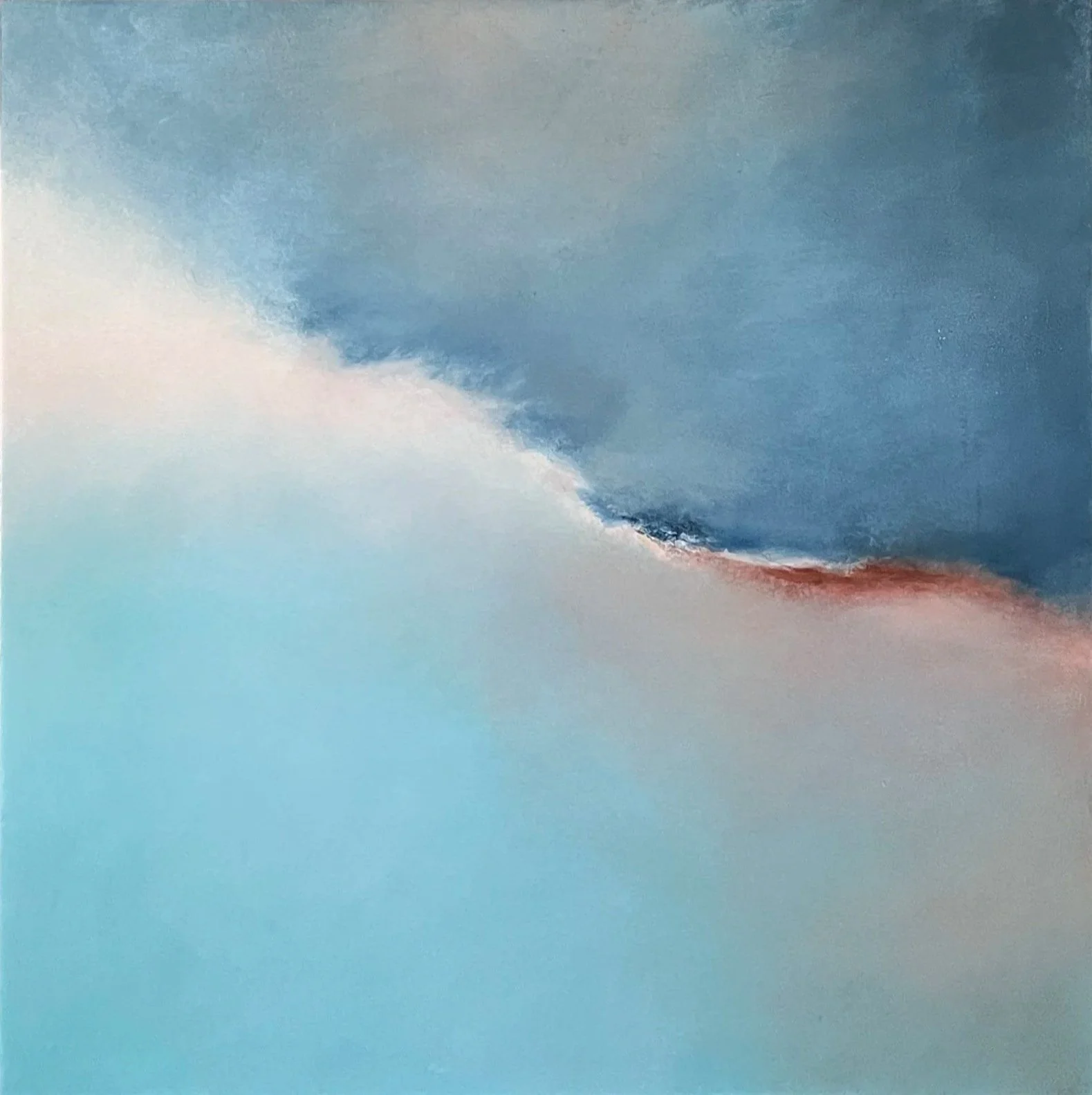 Awash, 2024, Oil on panel - 60cm x 60cm