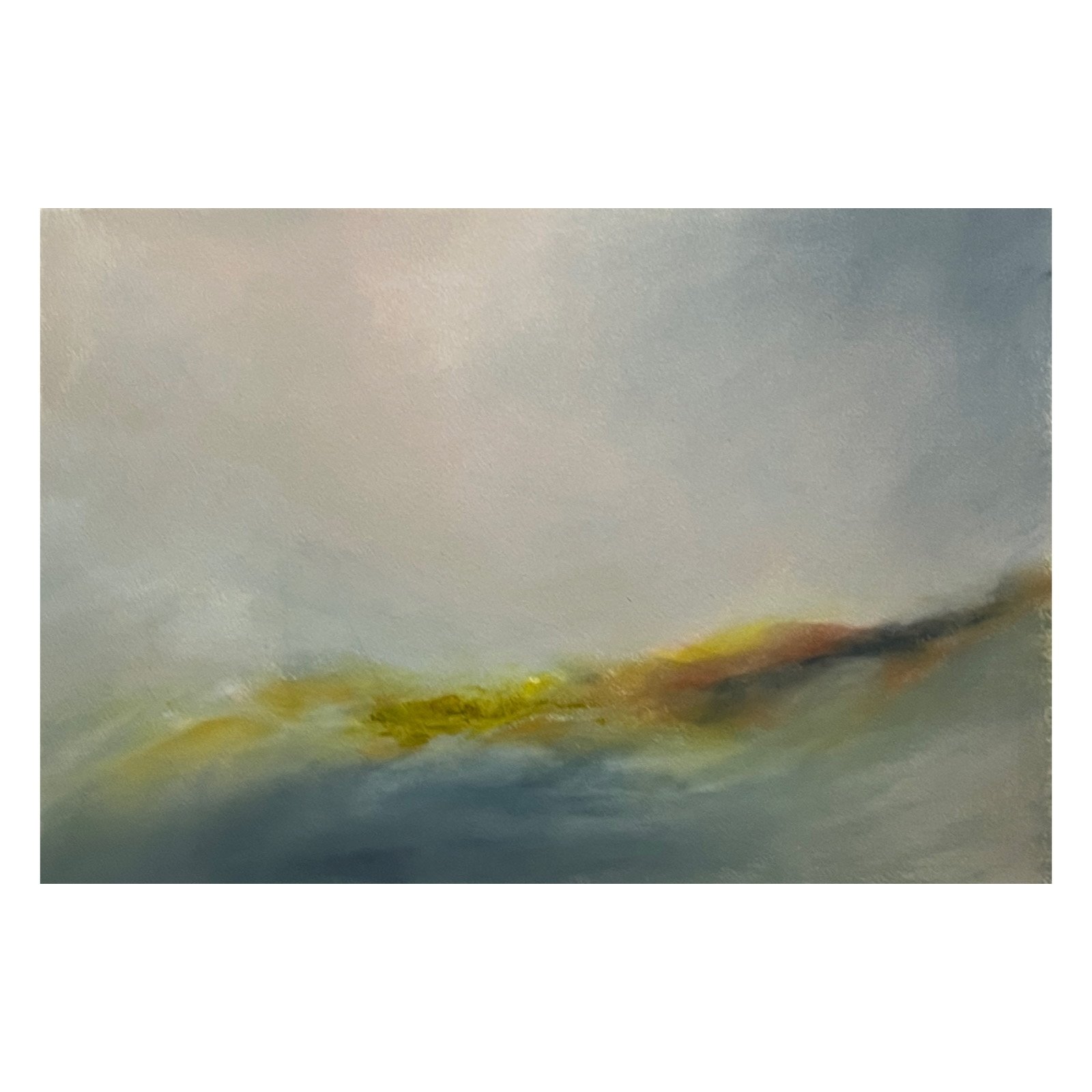 Riding the Wound, 2024, Oil on paper - 37cm x 53cm