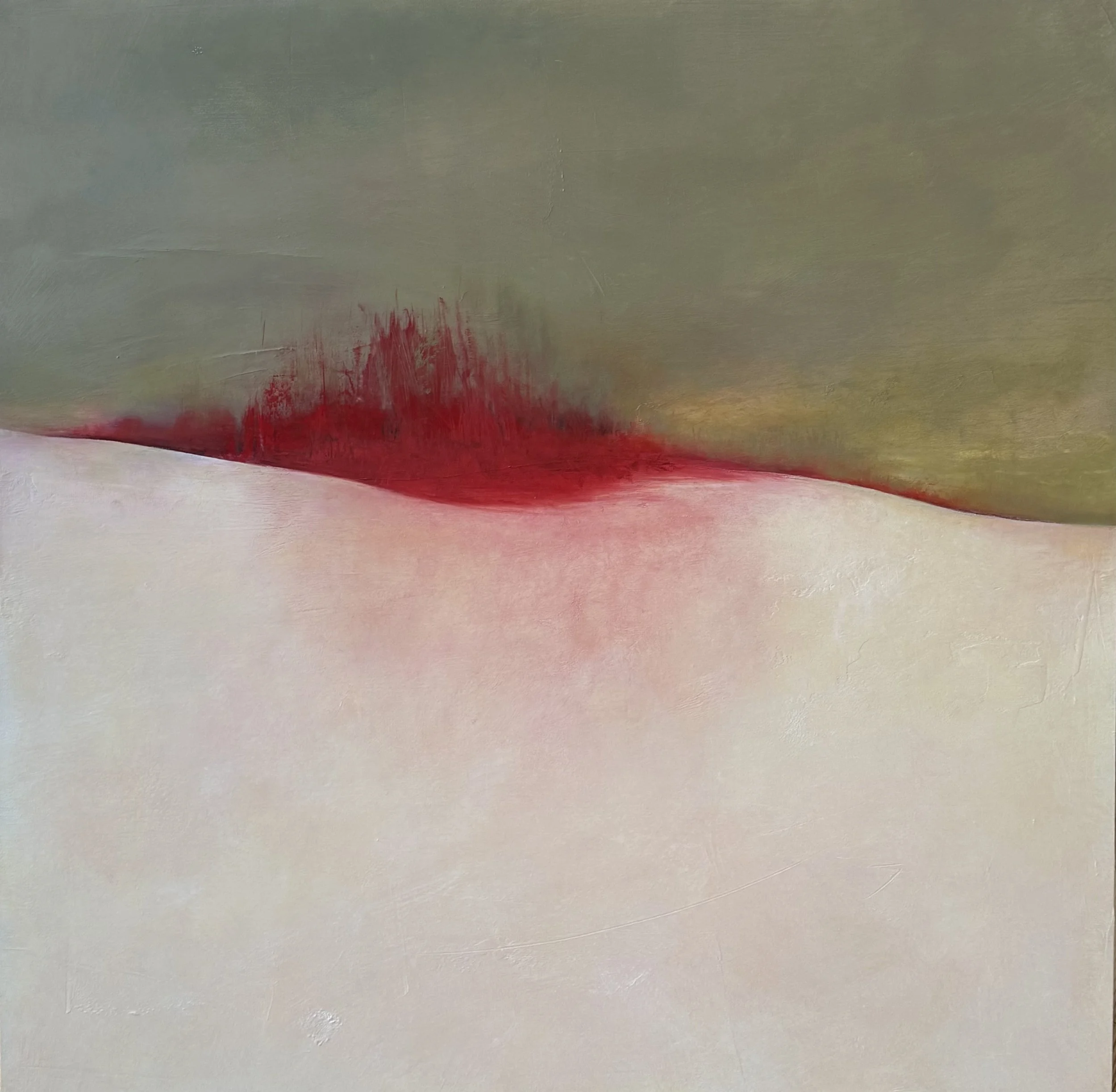 Eruption,2026, Oil on Panel -  80cm x 80cm