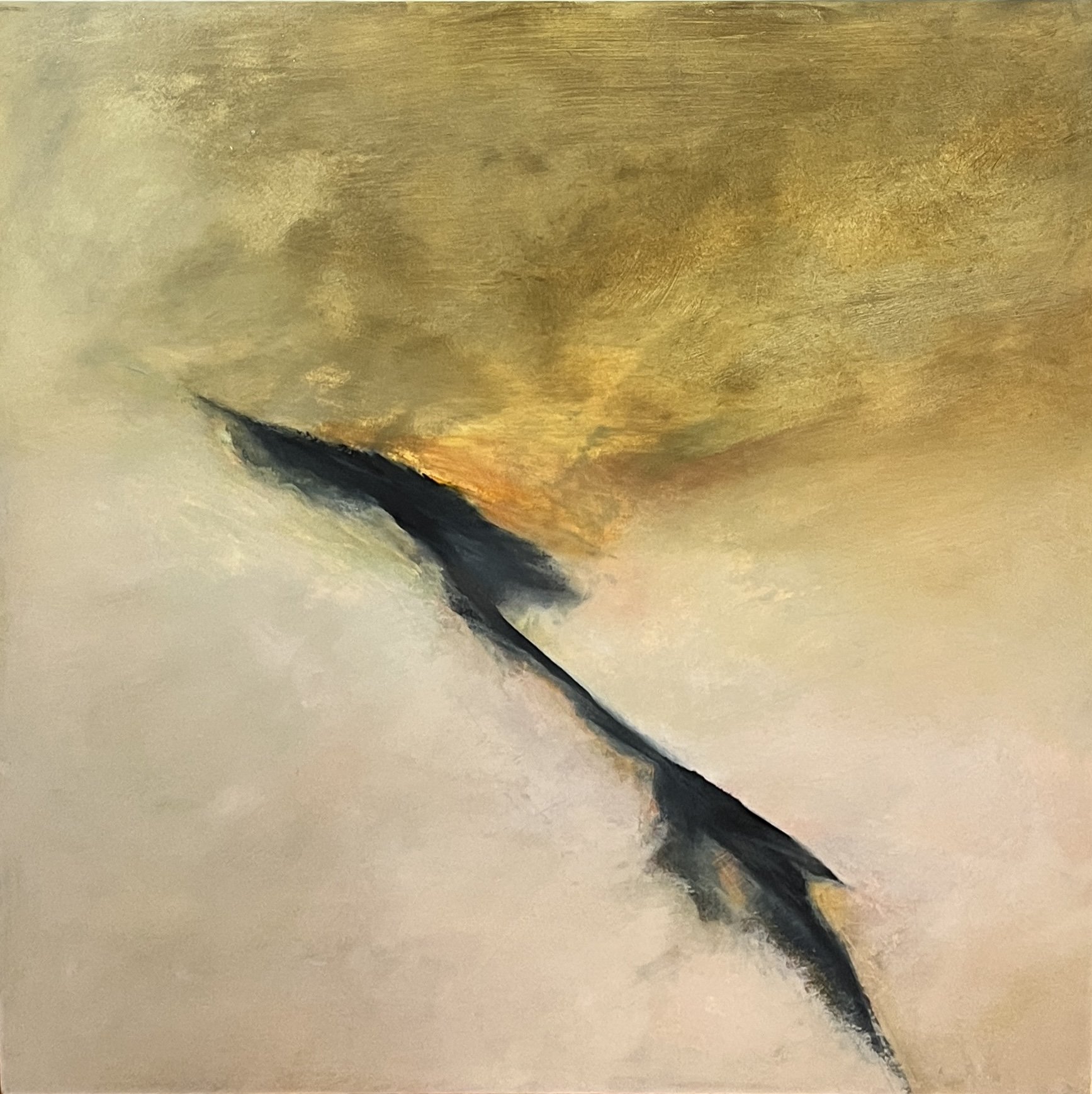 Raven, 2024, Oil on panel - 60cm x 60cm