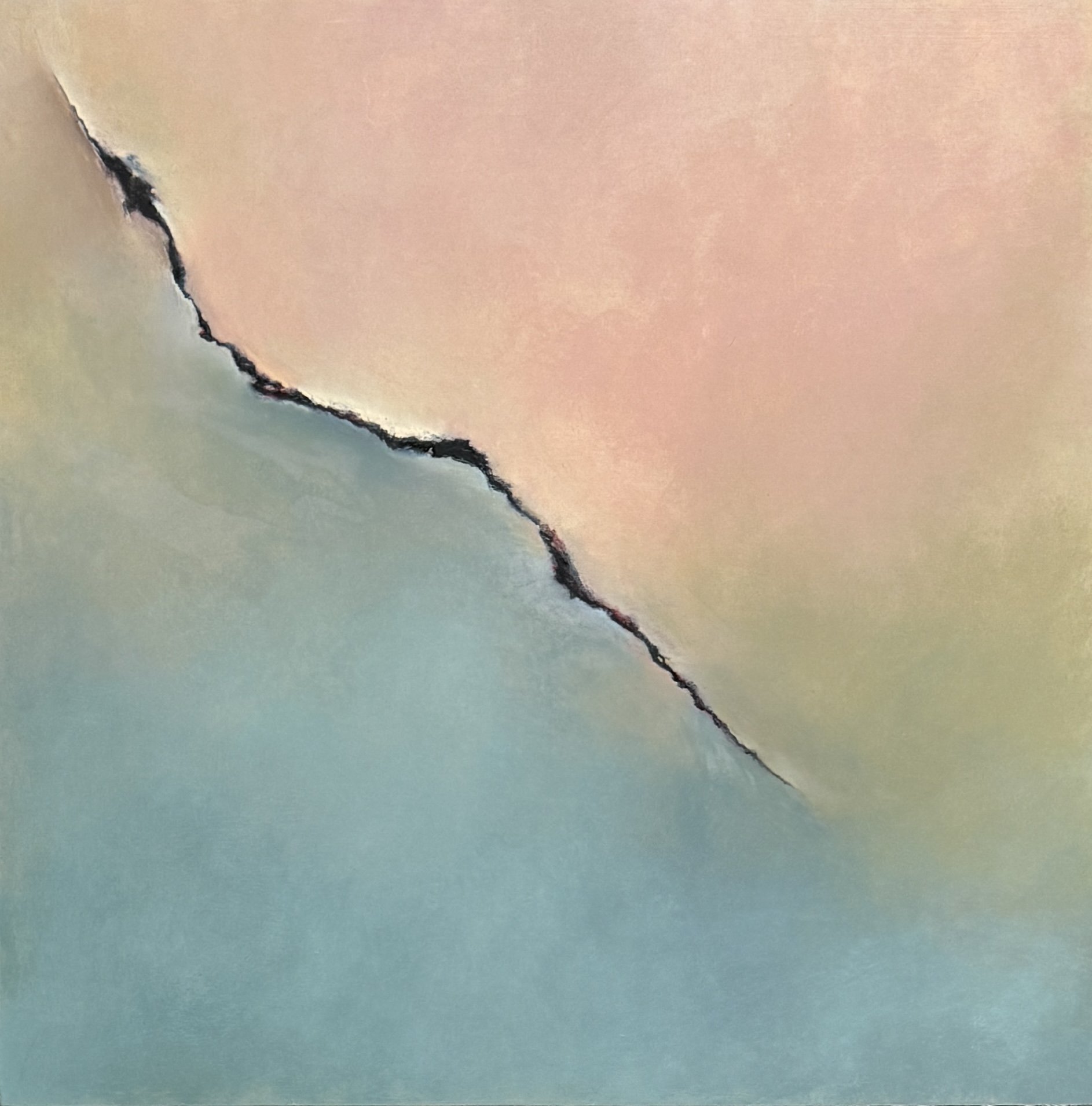 Opening Up, 2025, Oil on panel - 60cm x 60cm