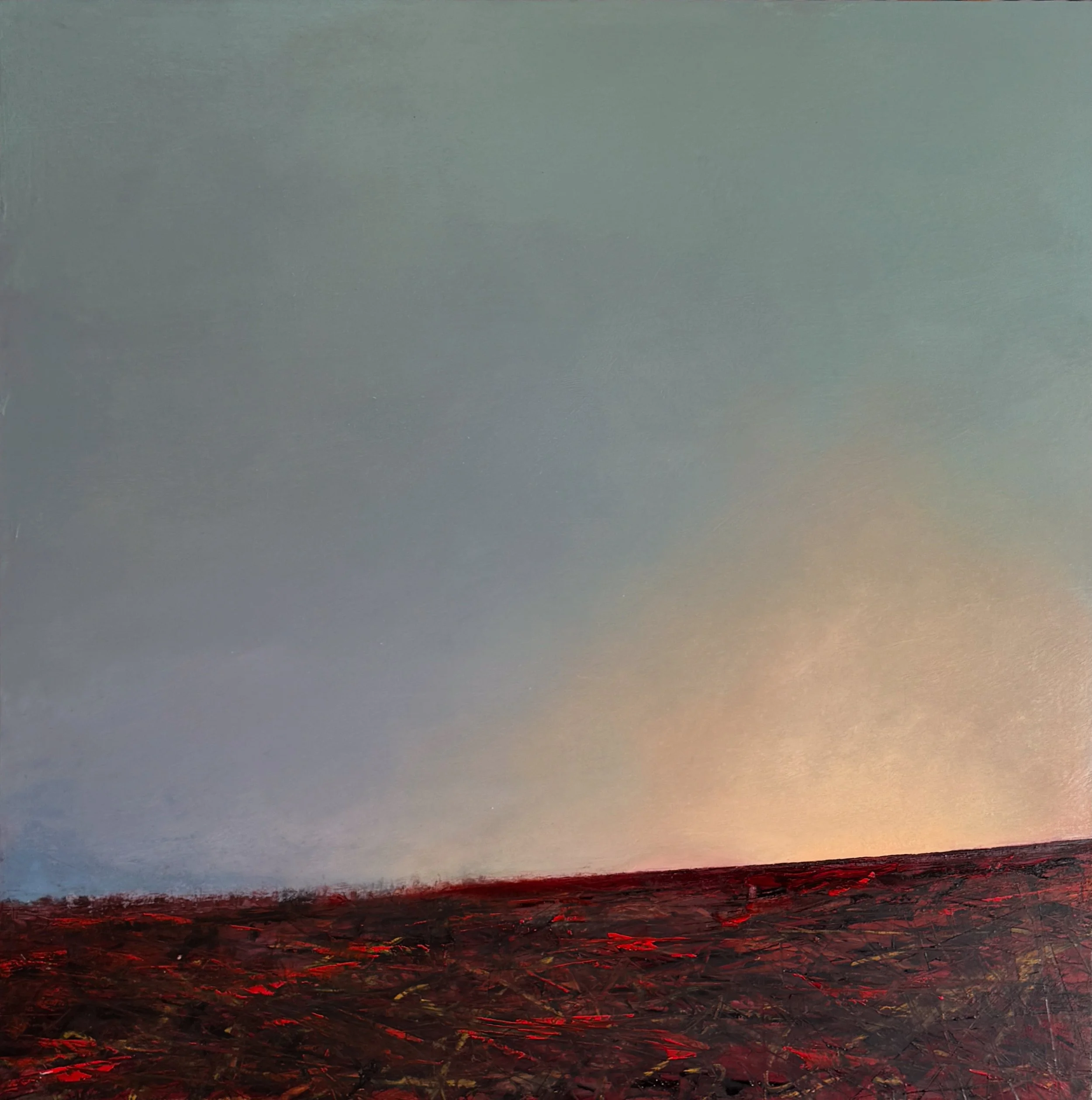 Somewhere Beyond, 2025, Oil on panel - 60cm x 60cm