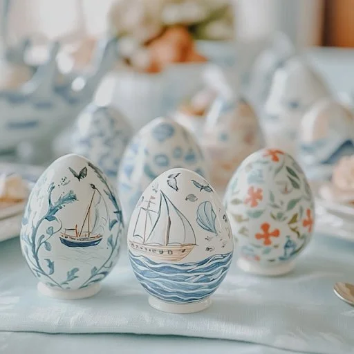 DIY Home: Decorative Ceramic Eggs