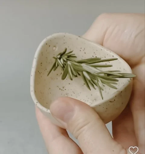 DIY Home: Ceramic Herb Stripper Cup
