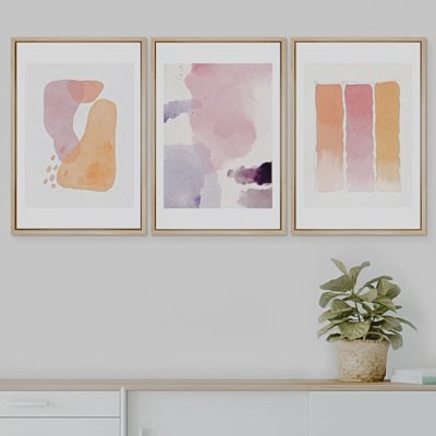 DIY Home: Watercolor Triptych