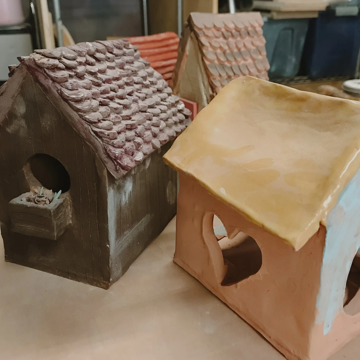Soft Slab Bird House One-Shot Class