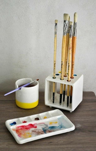 Create and Chill: Ceramic Watercolor Set 3-Week Course