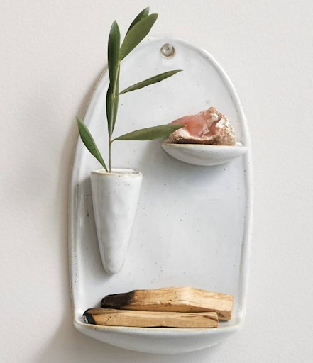 DIY Home Decor: Ceramic Shelf/Wall Altar