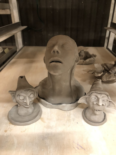 6-week Intermediate Clay Basics: Sculpting Portraiture in Clay