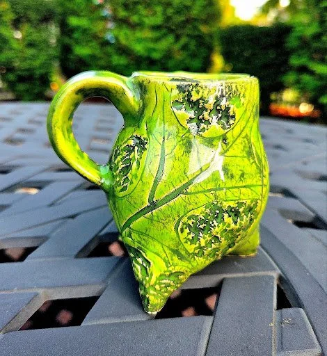 Leaf Impression Soft Slab Mugs