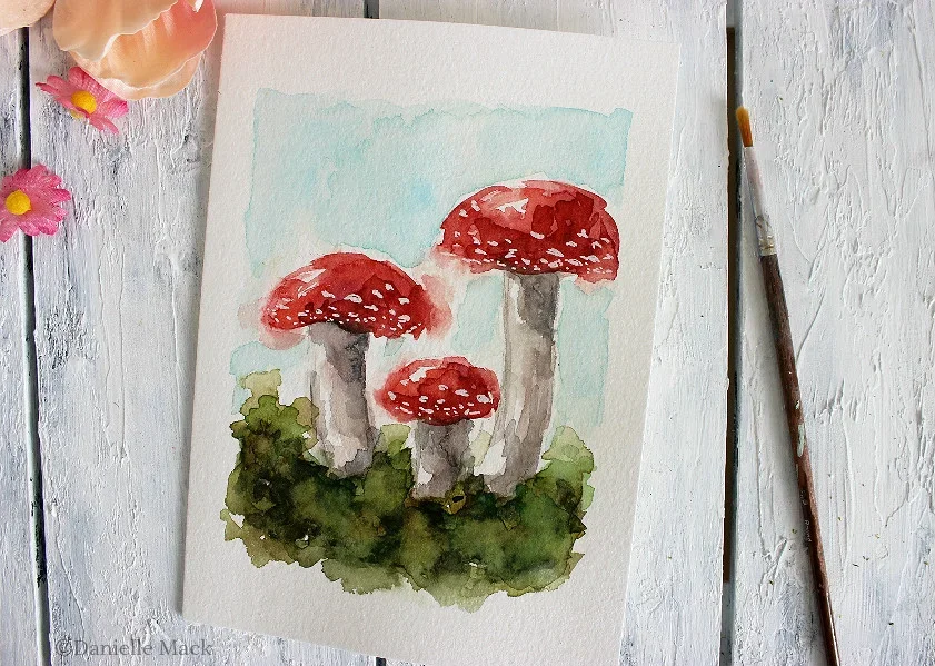 Trace and Paint Watercolor: Spring Doodles