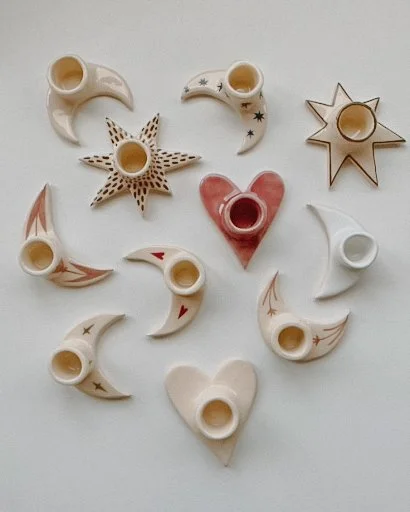 Create and Chill: Ceramic Candle Stick Holders