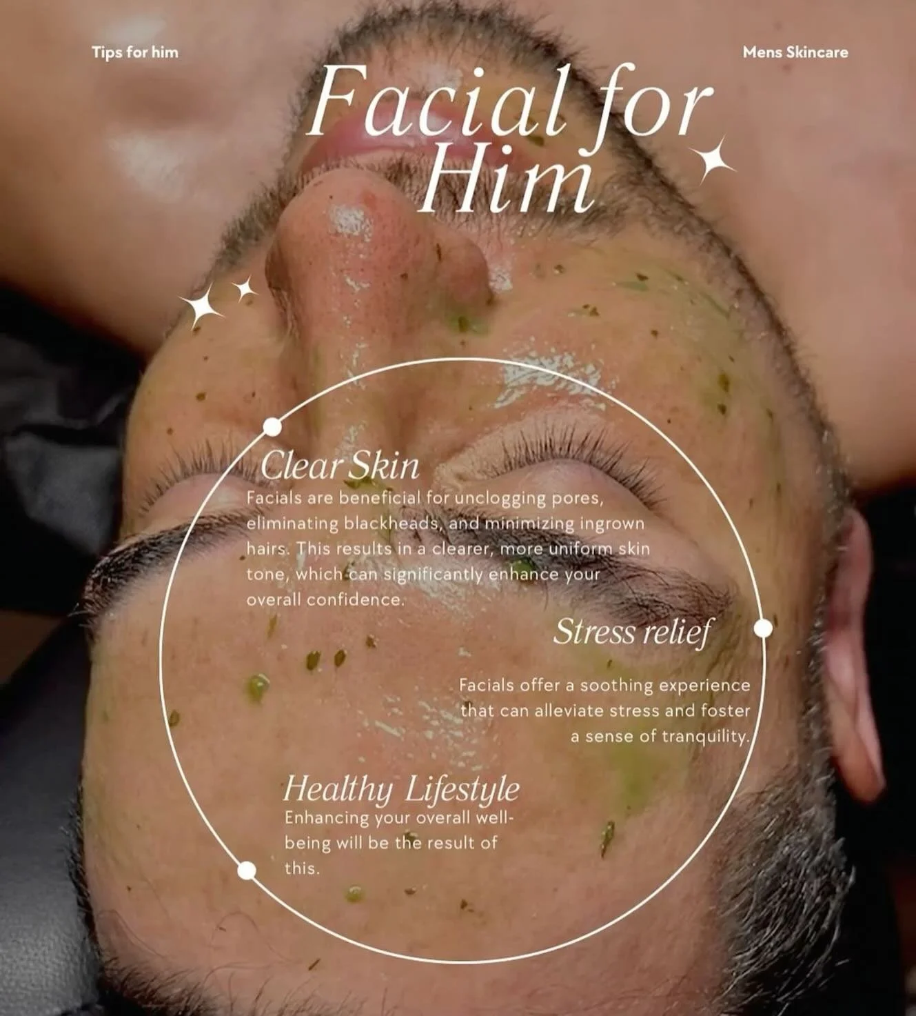 💪🏼 Men&rsquo;s Facials Are In 💆🏾&zwj;♂️
Skincare isn&rsquo;t just for women. Men&rsquo;s facials help with breakouts, ingrown hairs, dryness, and overall skin health &mdash; while giving you a chance to relax and recharge.

Whether it&rsquo;s you