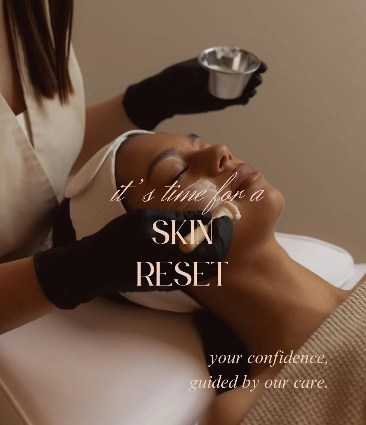 Your skin goes through a lot &mdash; stress, sun, seasons, and everyday life.
A skin reset is your chance to refresh, rebalance, and restore your natural glow.
Through customized facial treatments and intentional skincare, we help cleanse deeply, hyd