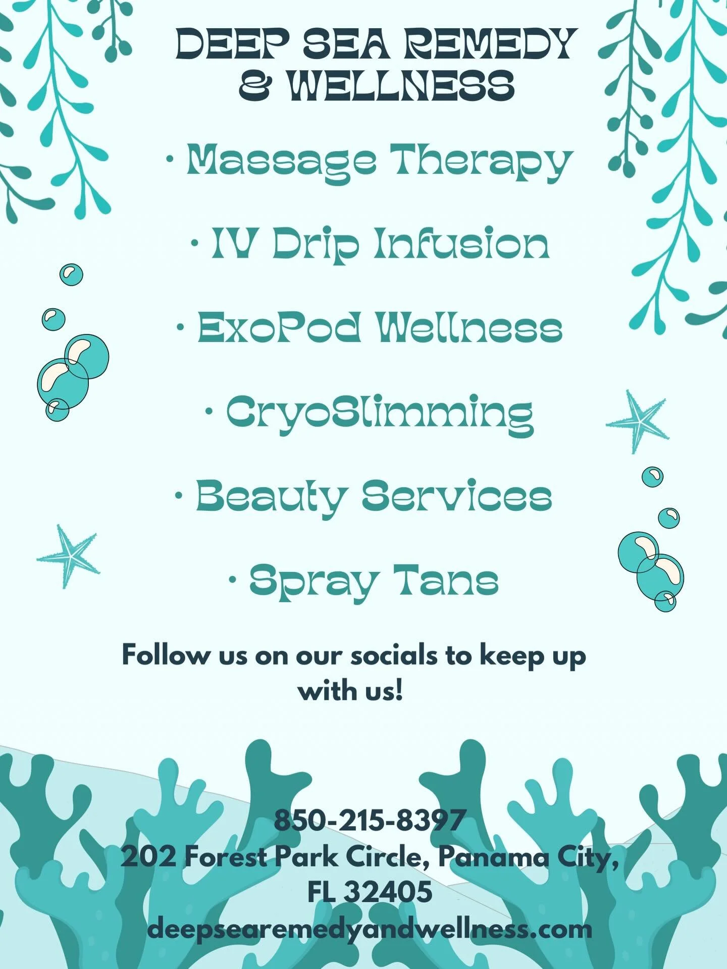 So excited to officially celebrate the Grand Opening of our ExoPod &amp; Cryoslimming at Deep Sea Remedy &amp; Wellness 🤍✨

Join us this Saturday, February 28th starting at 9:30 AM as we launch our new ExoPod + Cryoslimming wellness services!

We&rs
