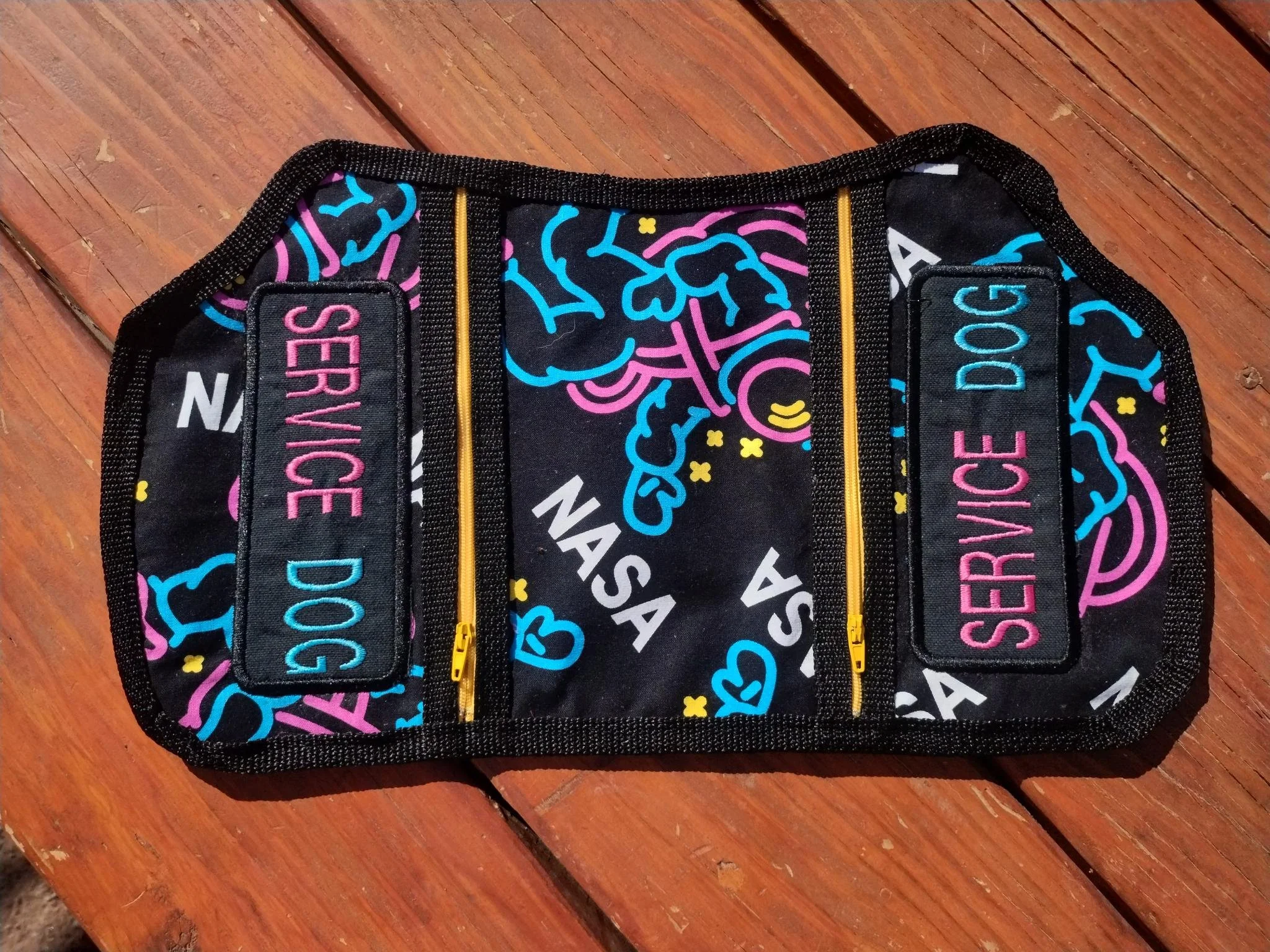 PREMADE Neon NASA 15" Panel