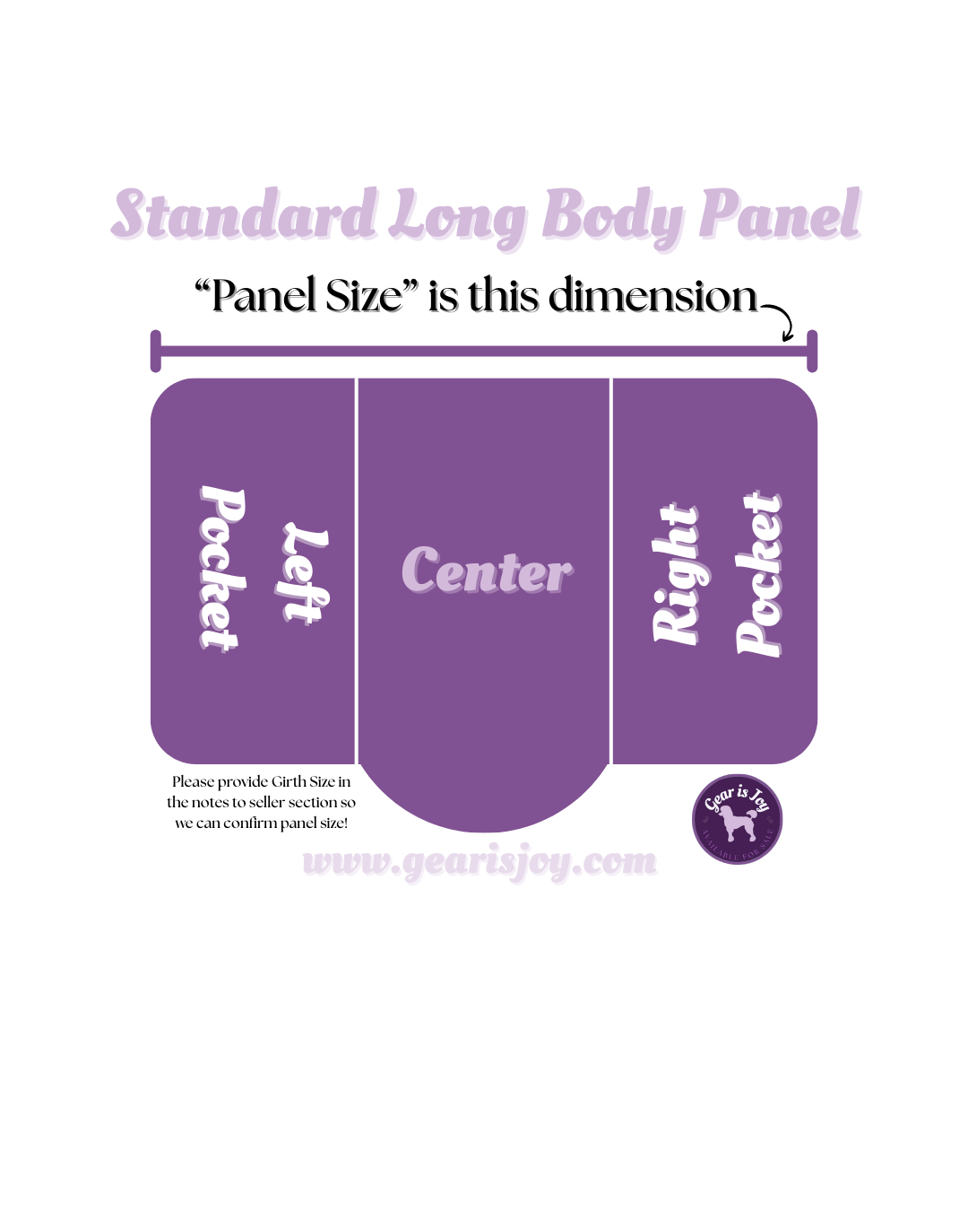 Standard Panel, Long Body Style Custom Panel