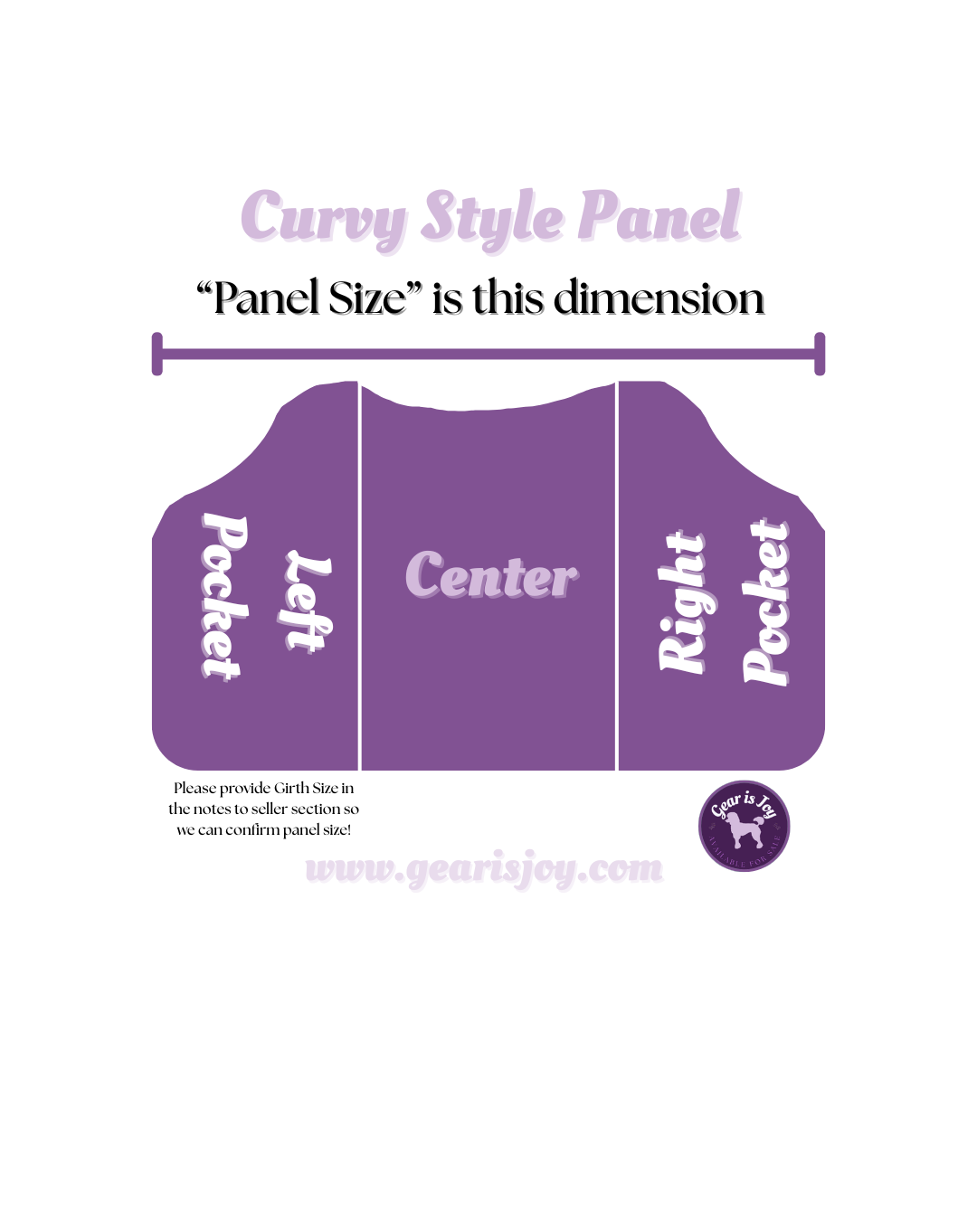 Curvy Style Custom Embroidered Panel