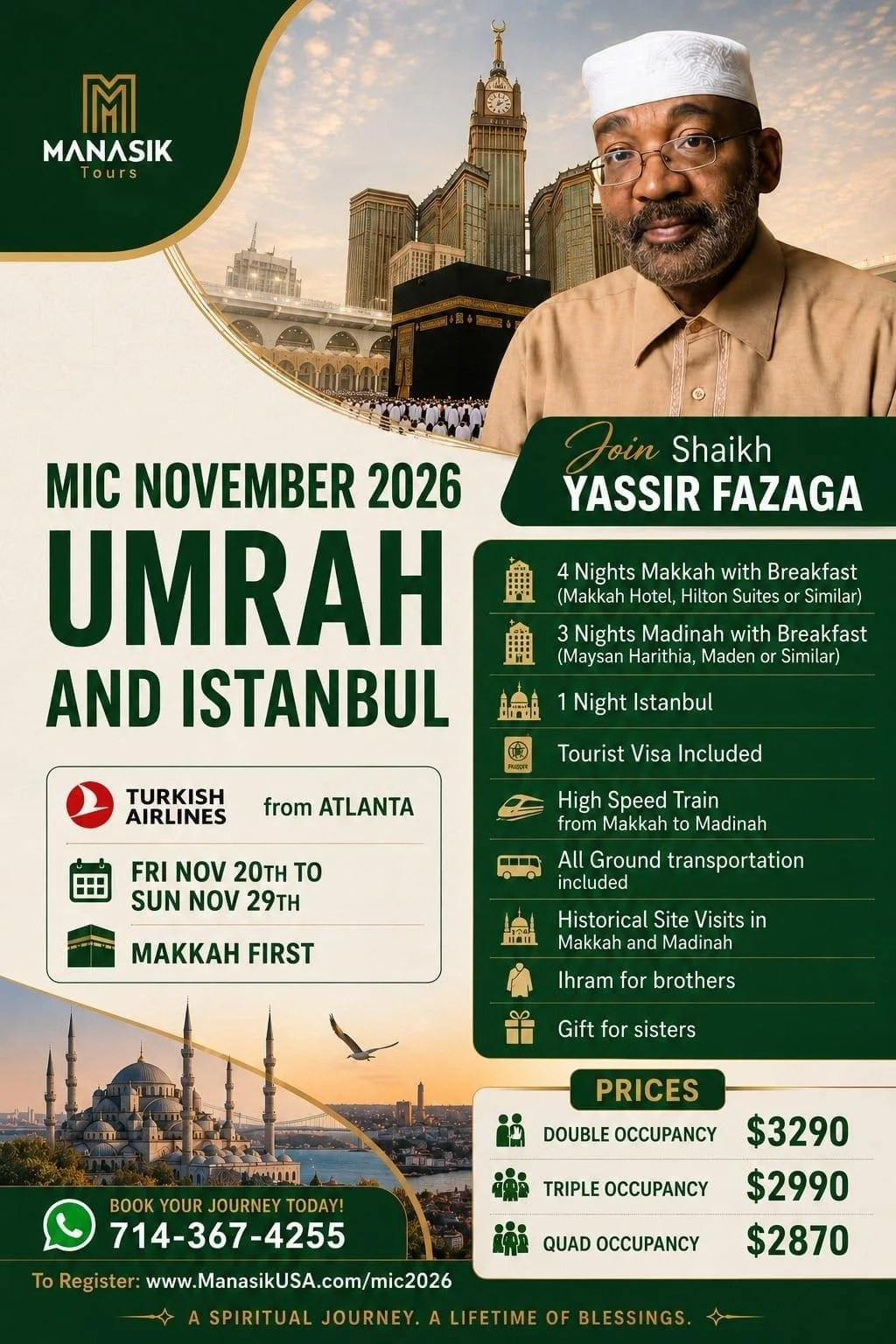 MIC Umrah with Sh. Yassir Fazaga